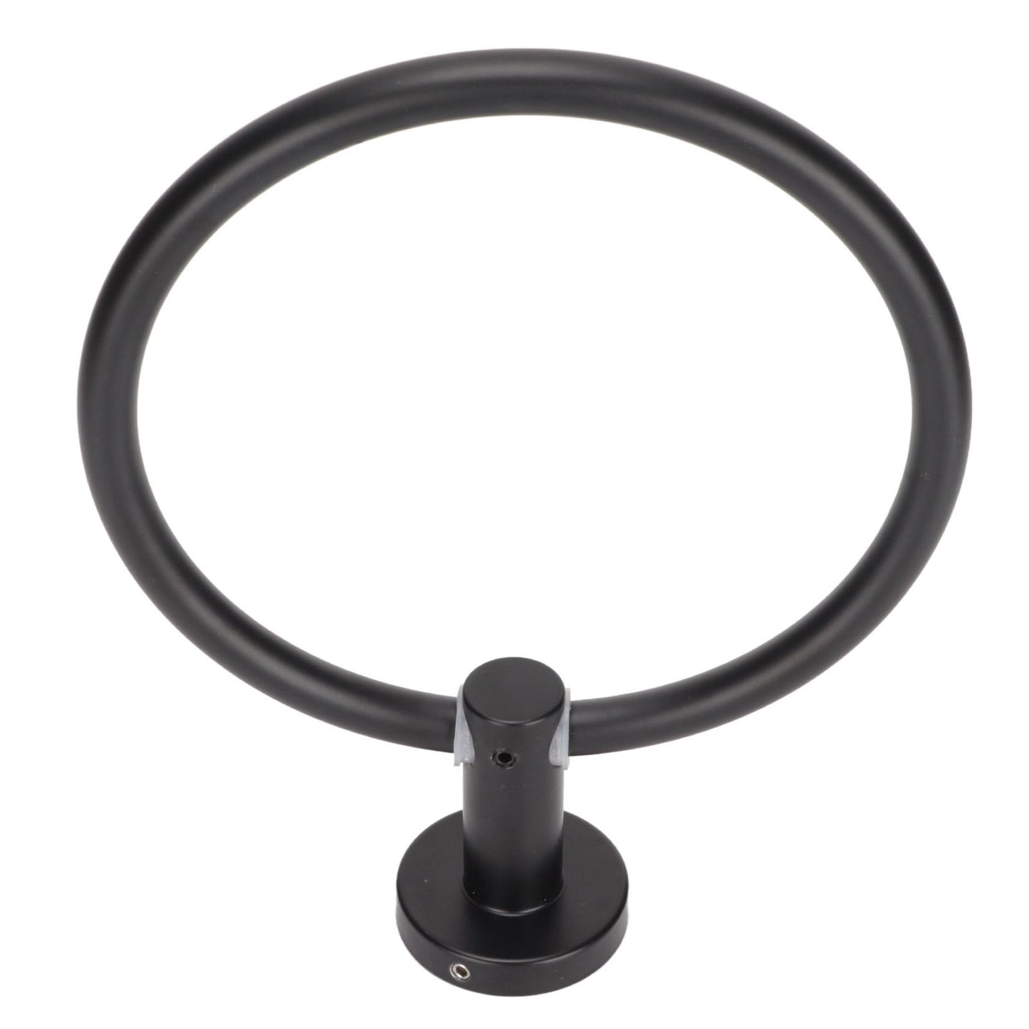 Towel Ring Space Aluminum Modern Round Hand Towel Holder Bath Hardware for Balcony HotelBlack