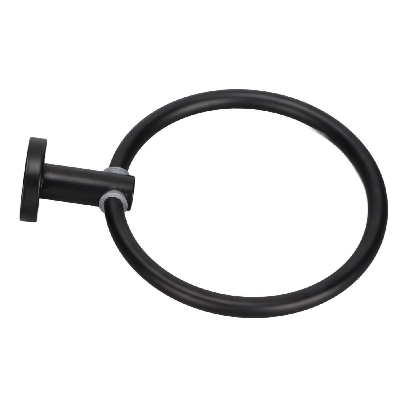 Towel Ring Space Aluminum Modern Round Hand Towel Holder Bath Hardware for Balcony HotelBlack