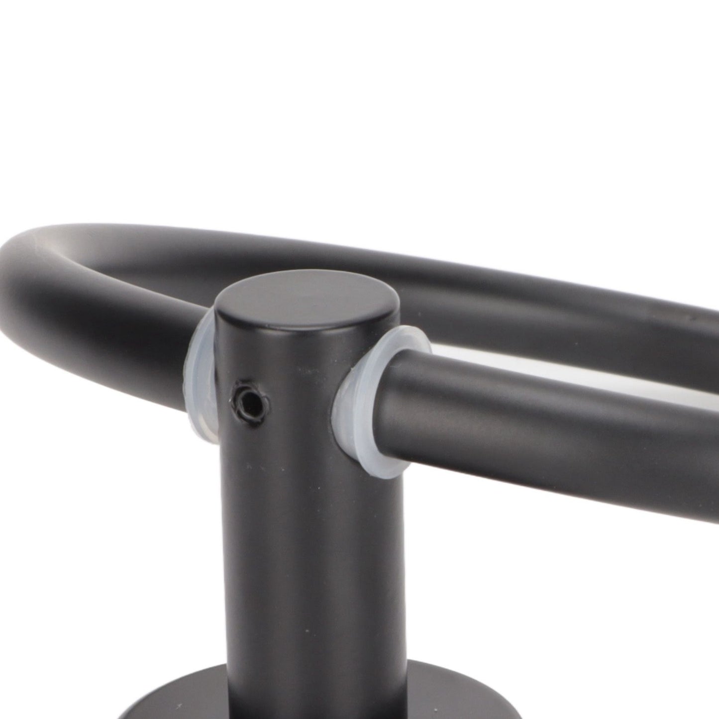 Towel Ring Space Aluminum Modern Round Hand Towel Holder Bath Hardware for Balcony HotelBlack
