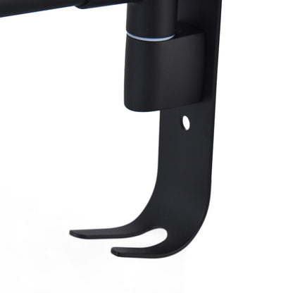 Stainless Steel Swivel Towel Hanger Holder Black Rotating Movable Towel Bar for Bathroom Wardrobe Kitchen2 Arms