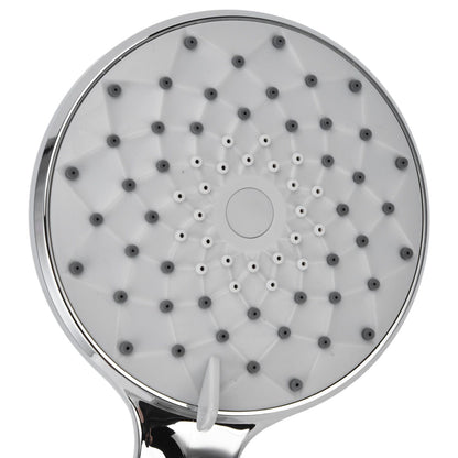 High Pressure Handheld Shower Head Set 5 Spray Settings Detachable Anti Clog Rain Showerhead for Household Bathroom Hotels