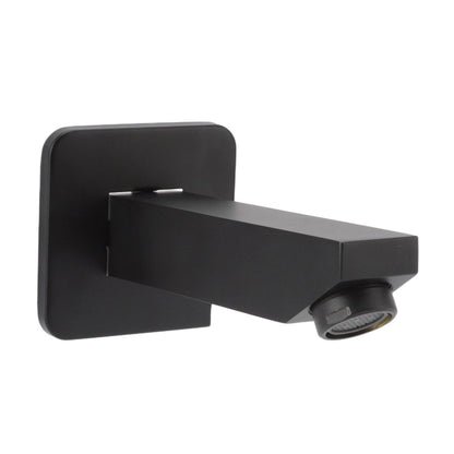 G1/2 Copper Bathtub Faucet Concealed Seamless Bathroom Tub Spout for Bathroom Black