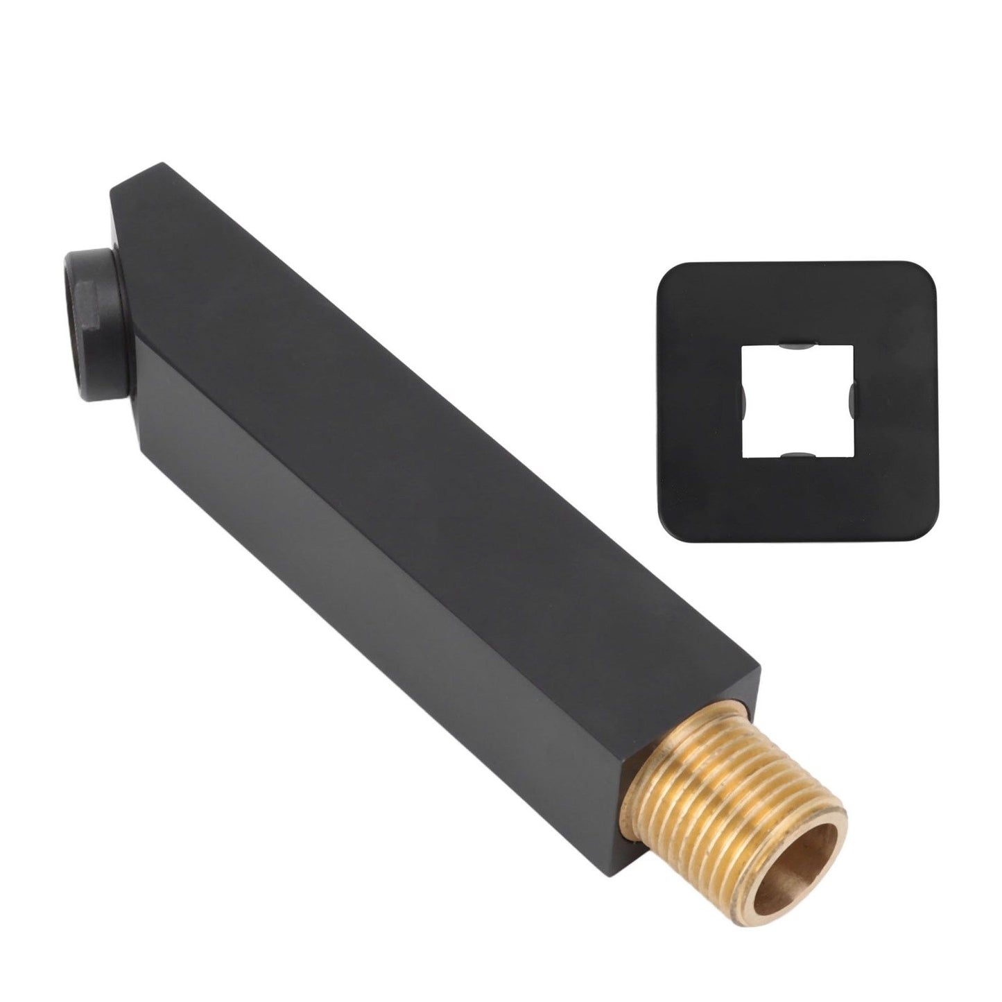 G1/2 Copper Bathtub Faucet Concealed Seamless Bathroom Tub Spout for Bathroom Black