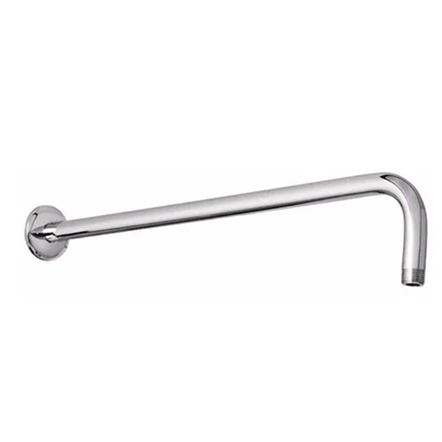 Shower Arm Pipe 50m Total Length 20mm Diameter Round Stainless Steel Chrome Plated Rust Resistance Shower Head Arm