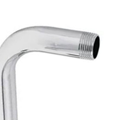 Shower Arm Pipe 50m Total Length 20mm Diameter Round Stainless Steel Chrome Plated Rust Resistance Shower Head Arm