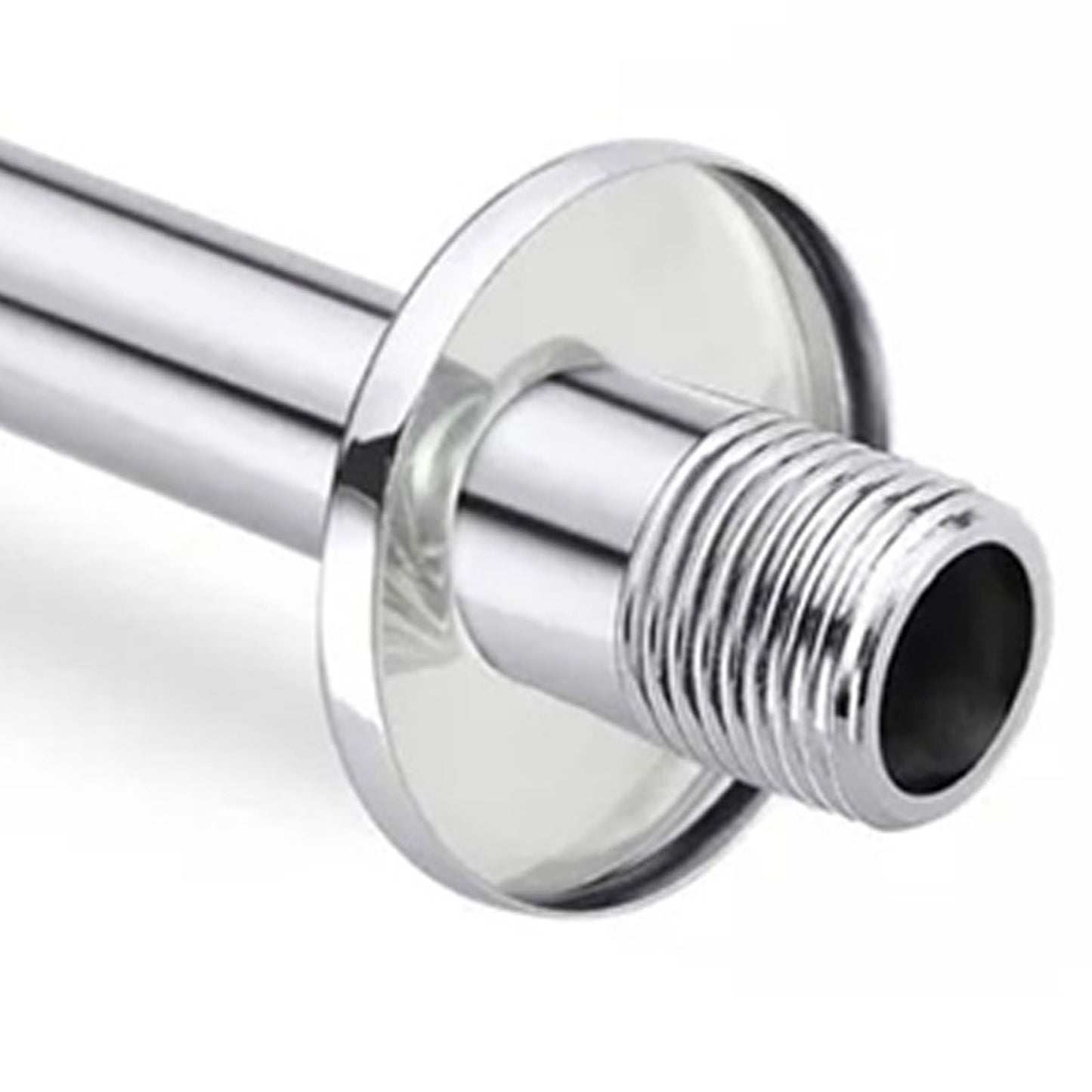 Shower Arm Pipe 50m Total Length 20mm Diameter Round Stainless Steel Chrome Plated Rust Resistance Shower Head Arm