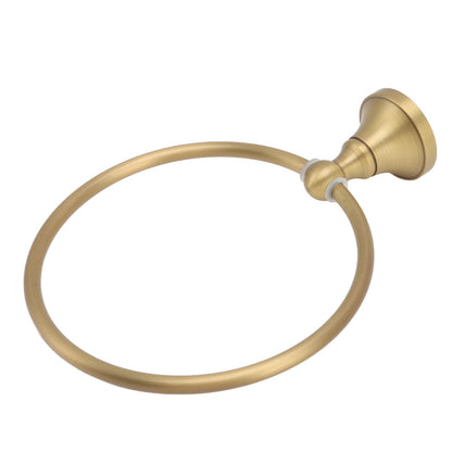 Wall Mounted Towel Ring Heavy Duty Antique Brass Towel Holder for Bathroom Accessories