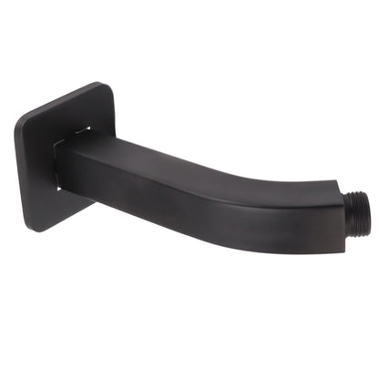 Shower Arm Extension Tube Brass Shower Head Extender Home Decoration NPT for Bathroom Black