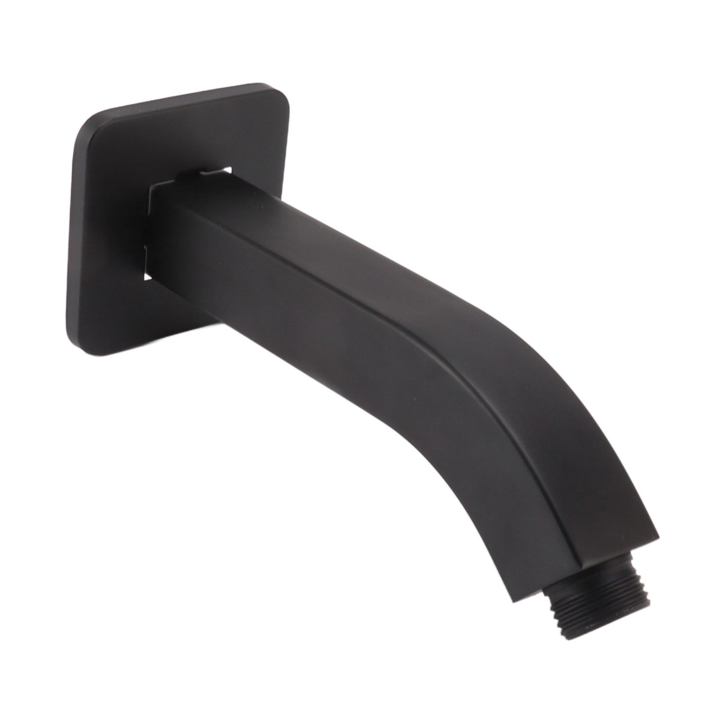 Shower Arm Extension Tube Brass Shower Head Extender Home Decoration NPT for Bathroom Black