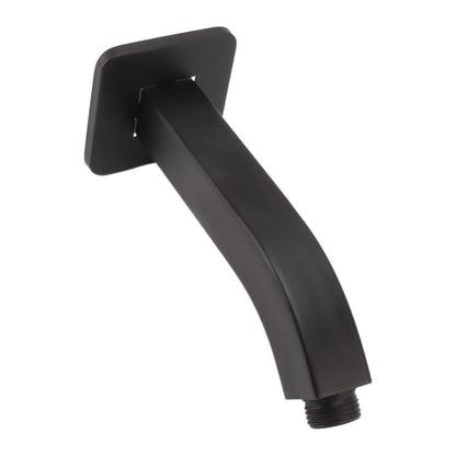 Shower Arm Extension Tube Brass Shower Head Extender Home Decoration NPT for Bathroom Black