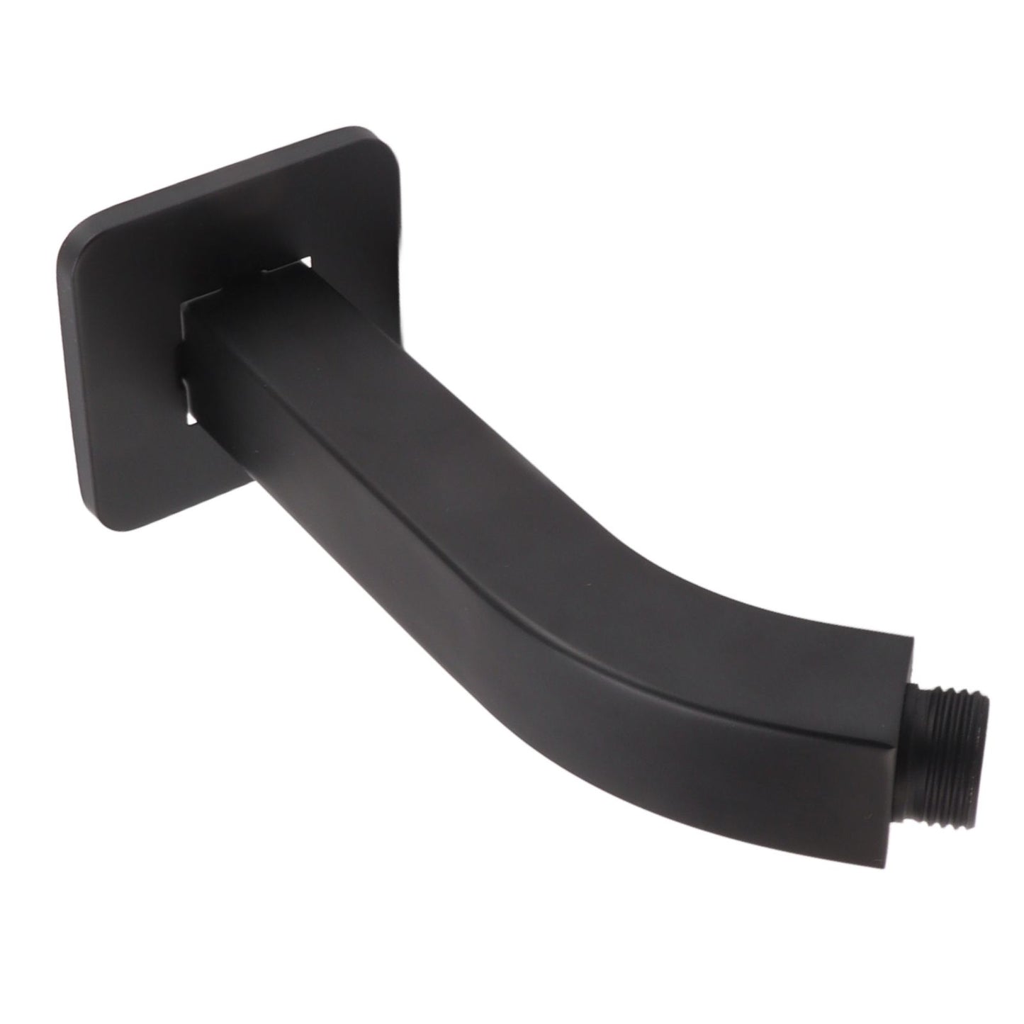 Shower Arm Extension Tube Brass Shower Head Extender Home Decoration NPT for Bathroom Black