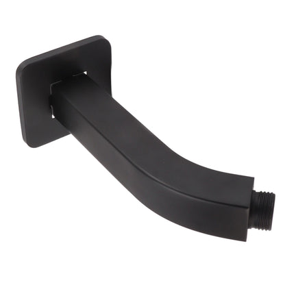 Shower Arm Extension Tube Brass Shower Head Extender Home Decoration NPT for Bathroom Black