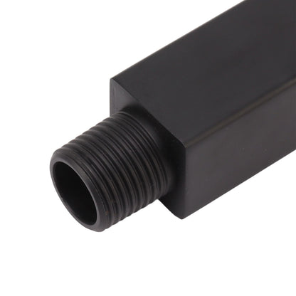 Shower Arm Extension Tube Brass Shower Head Extender Home Decoration NPT for Bathroom Black