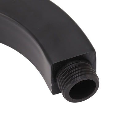 Shower Arm Extension Tube Brass Shower Head Extender Home Decoration NPT for Bathroom Black