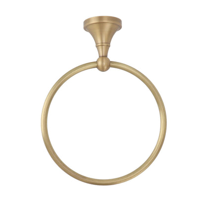 Bath Towel Ring Copper Round Wall Mounted Hand Shower Towel Holder Rack for Bathroom 960830