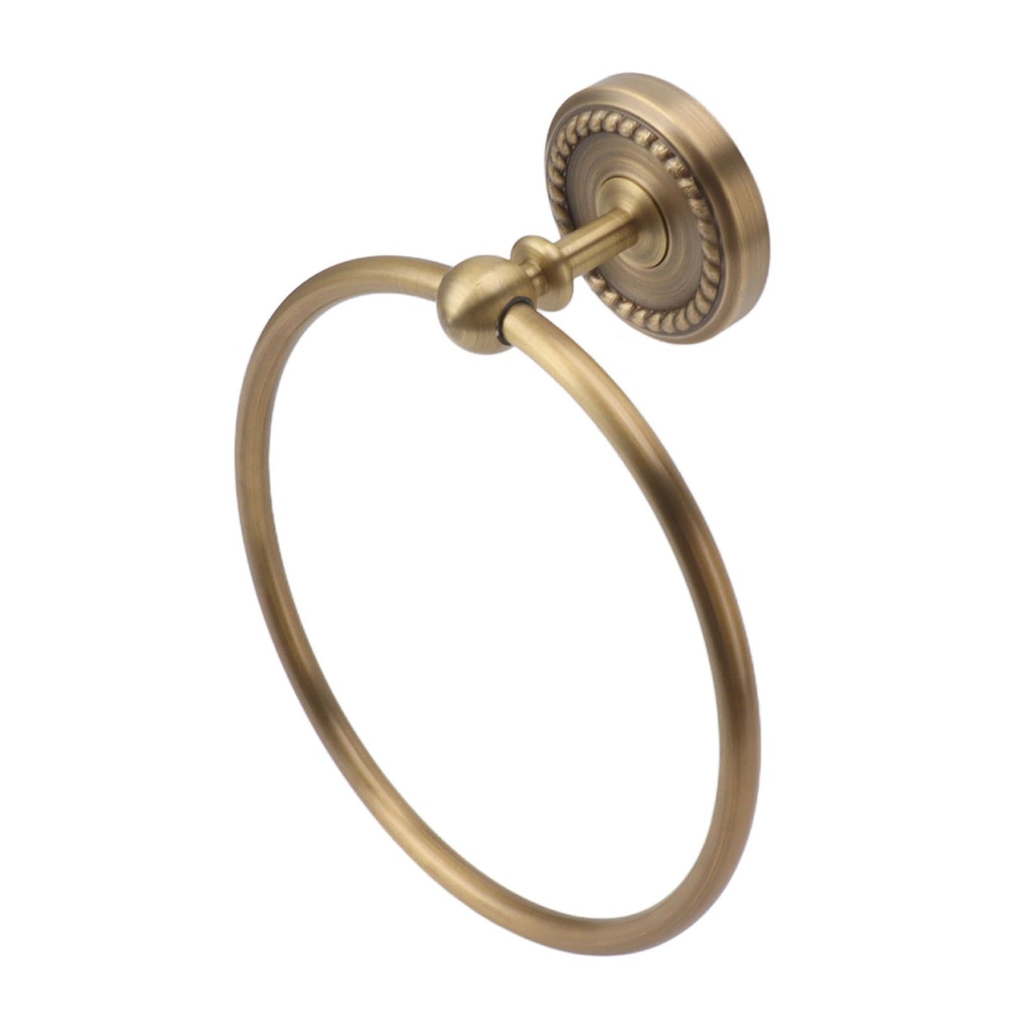 Bath Towel Ring Copper Round Wall Mounted Hand Shower Towel Holder Rack for Bathroom 970830