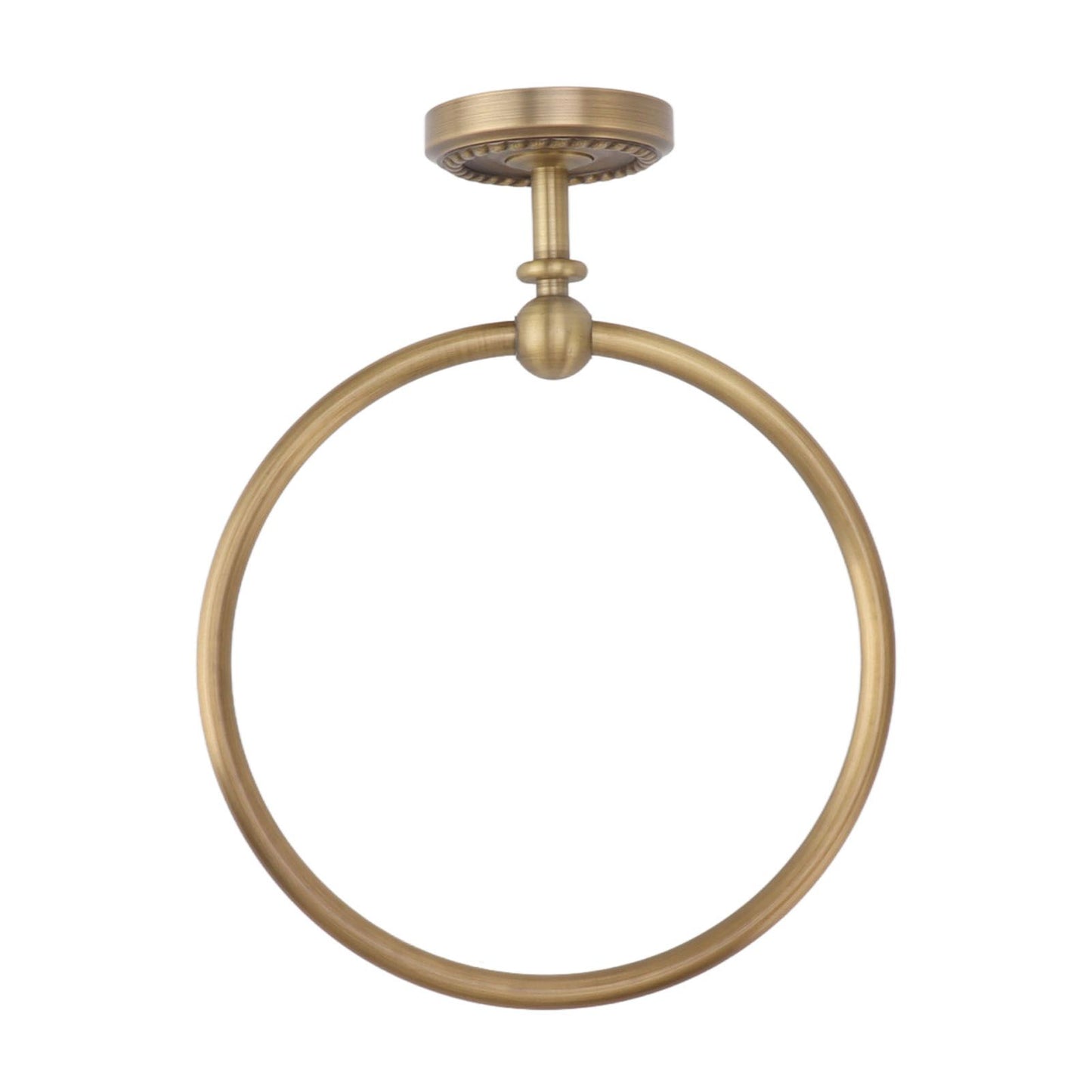 Bath Towel Ring Copper Round Wall Mounted Hand Shower Towel Holder Rack for Bathroom 970830