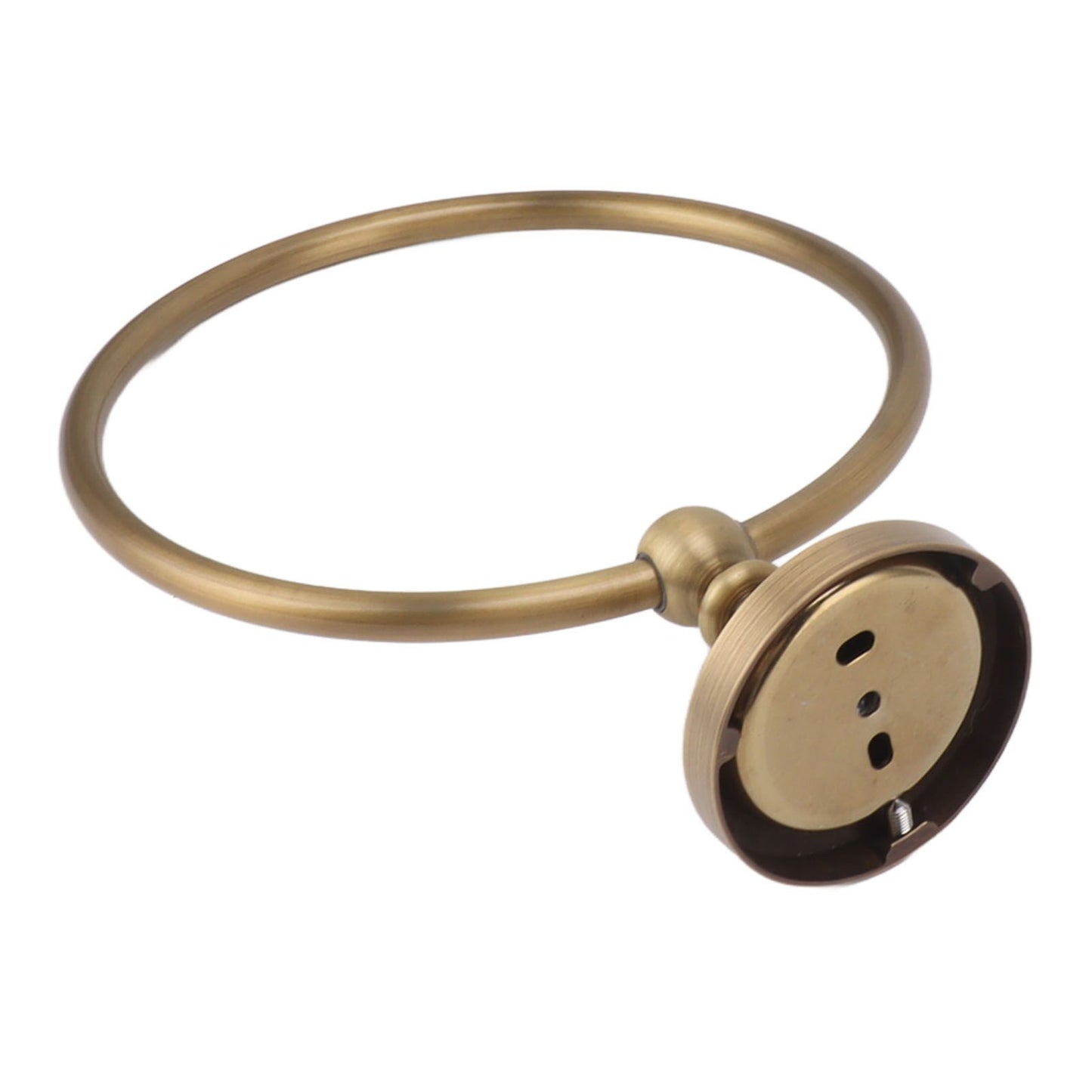 Bath Towel Ring Copper Round Wall Mounted Hand Shower Towel Holder Rack for Bathroom 970830
