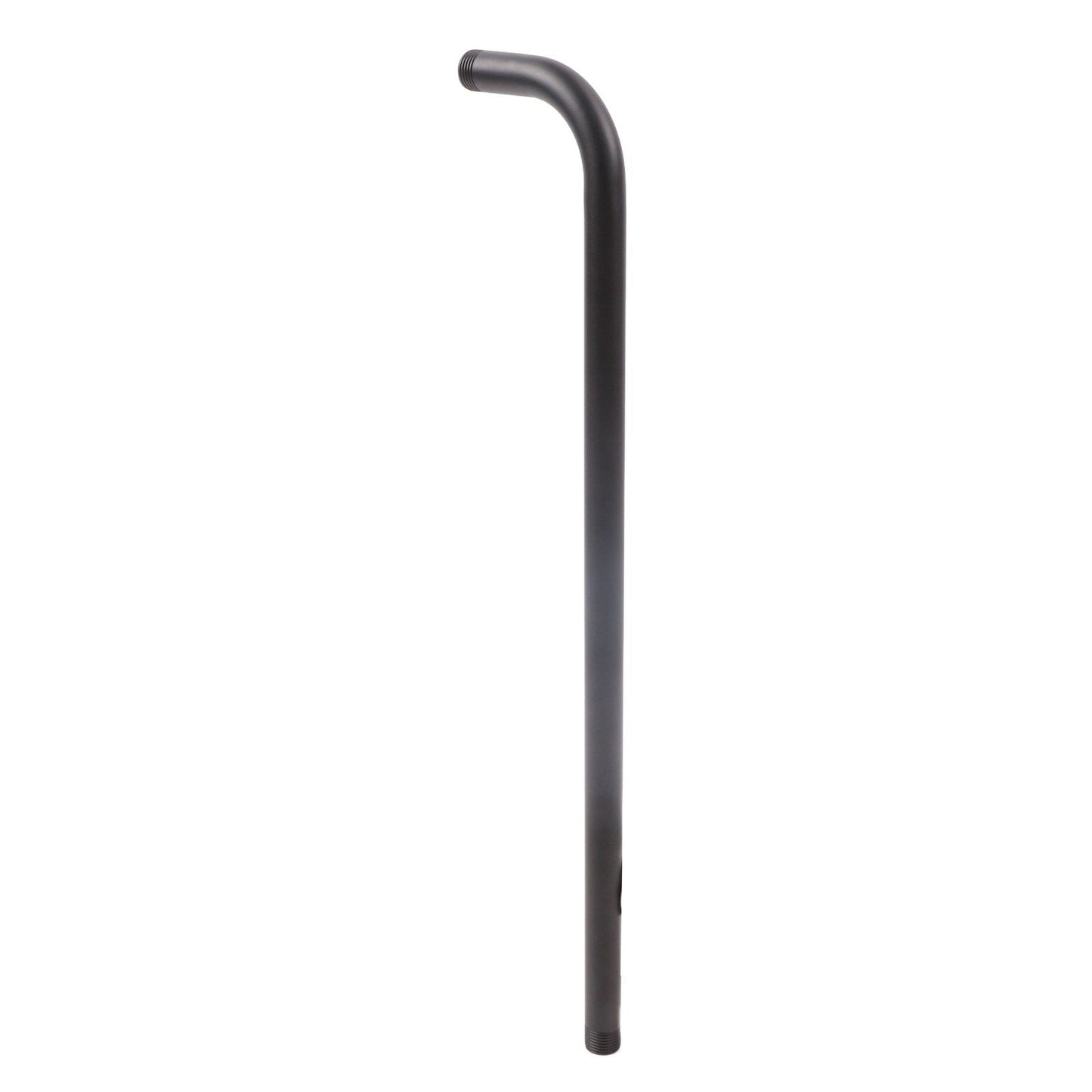 Shower Arm Stainless Steel Shower Head Extension Pipe Bathroom Shower Hardware Accessories Black 52cm