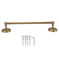 All Copper Bathroom Towel Bar European Style Wall Mounted Towel Rack for Bathroom 41cm Antique Color