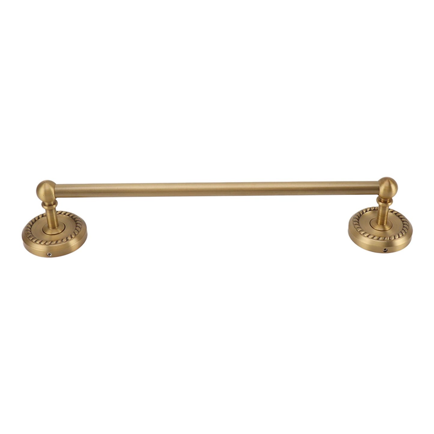 All Copper Bathroom Towel Bar European Style Wall Mounted Towel Rack for Bathroom 41cm Antique Color