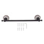 40.5cm Bathroom Towel Bar Copper Bath Towel Rack Single Towel Bar Wall Mounted Towel Holder European Style Black Antique