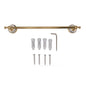 Towel Bar European Style Single Rod Hanging Bath Towel Holder Copper Towel Rack for Bathroom Toilets Antique Color