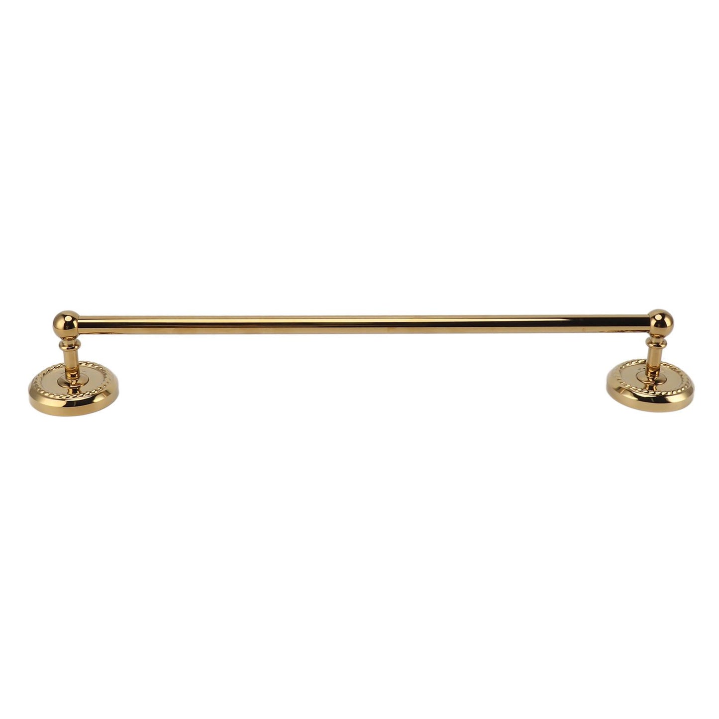 Copper Towel Bar European Style Bathroom Single Bar Towel Rack Bathroom Hanging Rack Titanium