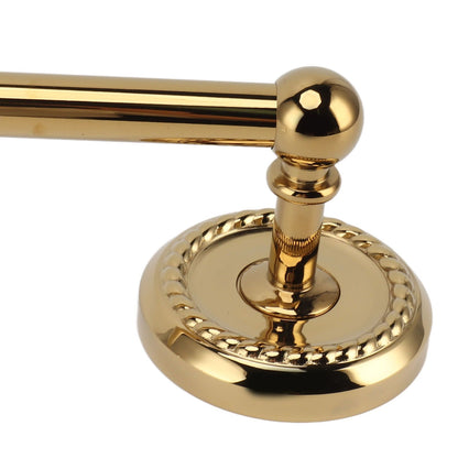 Copper Towel Bar European Style Bathroom Single Bar Towel Rack Bathroom Hanging Rack Titanium