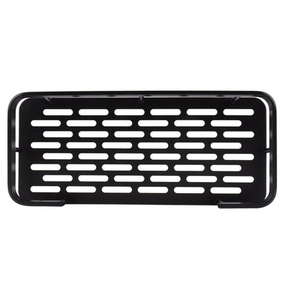 Shower Caddy Single Tier Durable Aluminium Rustproof Sticker Installation Shower Shelf for Bathroom Bedroom Kitchen Black