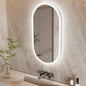 120x60cm LED Bathroom Mirror Oval Anti-Fog Dimmable Wall Mount
