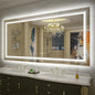 600x800mm LED Bathroom Mirror Anti-fog Illuminated Shatterproof