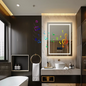 Interior Ave - 60 x 80cm Rectangle Frameless LED Bathroom Mirror – Bluetooth