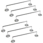6x 610mm Chrome Towel Rail Stainless Steel Holder Rack