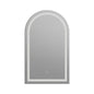 Arched LED Wall Mirror Bathroom Mirrors Makeup Anti-fog 600mm x 1000mm