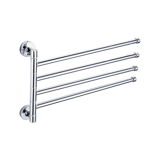 Swivel Towel Rail Chrome Stainless Steel Wall Mounted Bath Rack