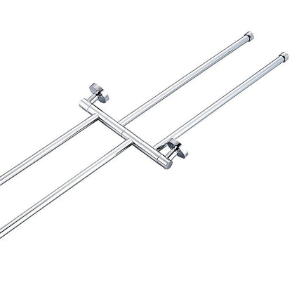 Swivel Towel Rail Chrome Stainless Steel Wall Mounted Bath Rack
