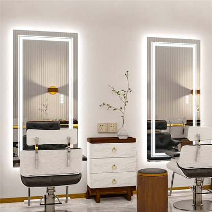LED Bathroom Mirror with Anti-Fog & Adjustable Lighting