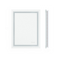 Modern Luxury: LED Mirror with Defogger 600*800mm Double LED