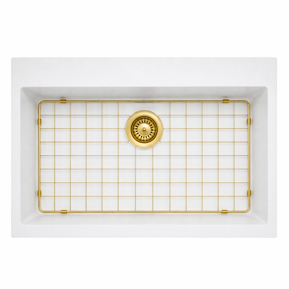 Stainless Steel Gold Sink Grid for Carysil Waltz 780