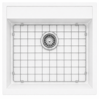 Stainless Steel Chrome Sink Grid for Carysil Waltz 560FE
