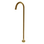 Norico Pentro Round Brushed Yellow Gold Stainless Steel Freestanding Bath Spout