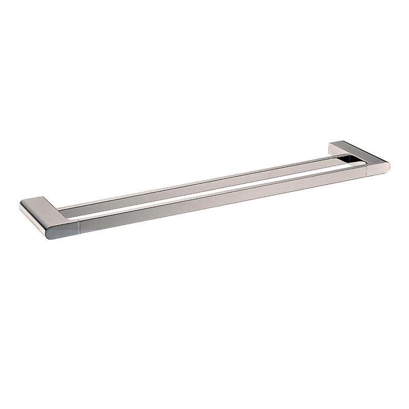 VOG Series Brushed Nickel Double Towel Rail 800mm