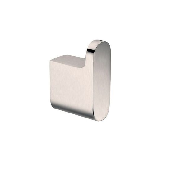 VOG Series Brushed Nickel Round Robe Hook