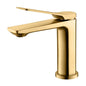 RUSHY Series Brushed Brass Basin Mixer
