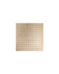 Square Brushed Yellow Gold Brass Rainfall Shower Head 250mm