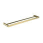 RUSHY Brushed Brass Double Towel Rail 600mm