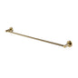 LUCID PIN 800mm Brushed Brass Single Towel Rail