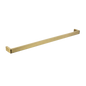 IVANO Series Square Brushed Yellow Gold Single Towel Rail 800mm