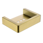 IVANO Series Square Brushed Yellow Gold Soap Dish Holder